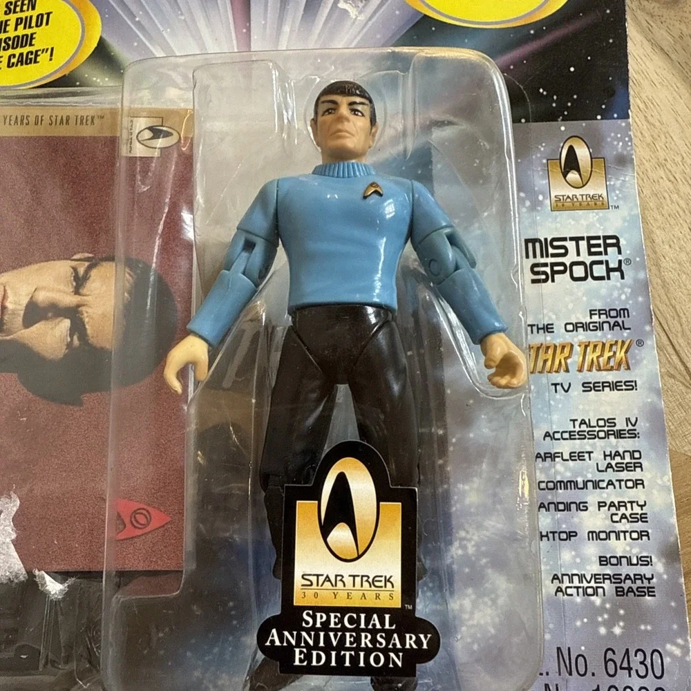 Vintage New Star Trek Mr. Spock 30th Anniversary Edition 1996 Playmates‎